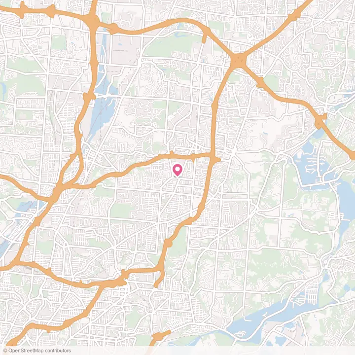 Map of the flower delivery area in Rossmoyne, Ohio