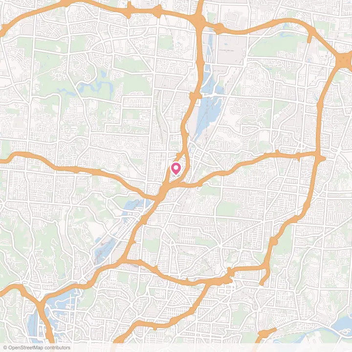 Map of the flower delivery area in Arlington Heights, Ohio