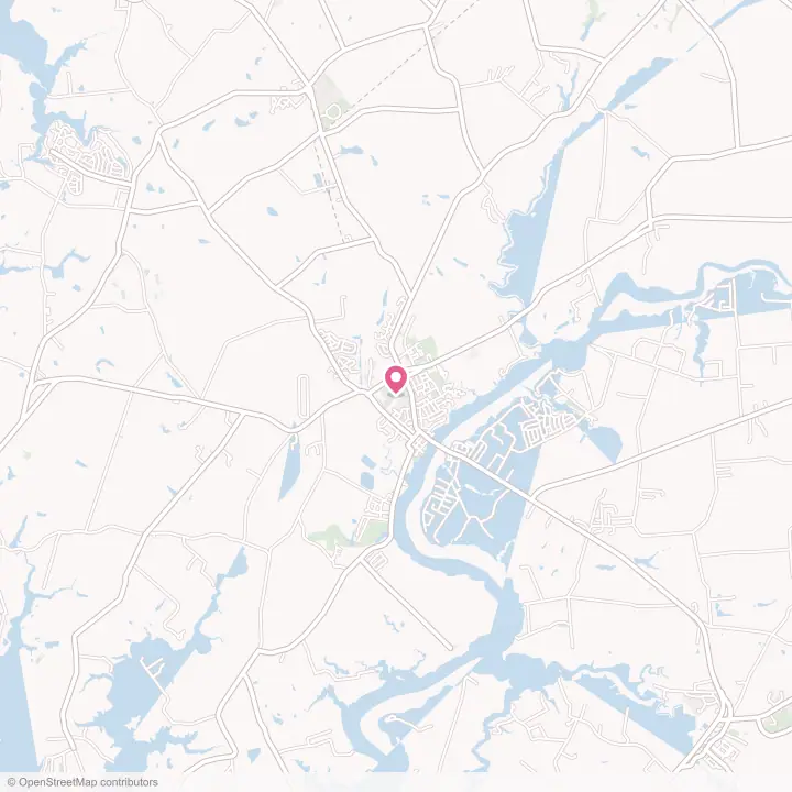 Map of the flower delivery area in Chestertown, Maryland