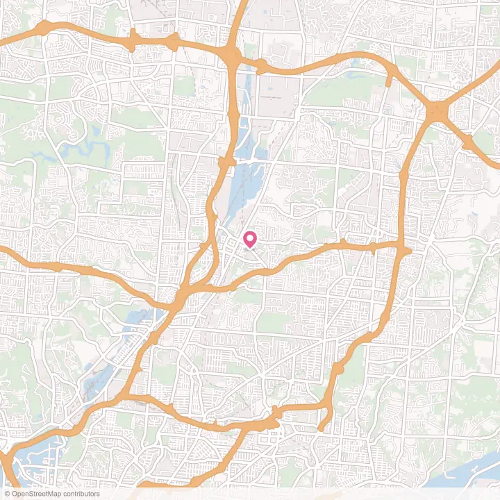 Map of the flower delivery area in Reading, Ohio