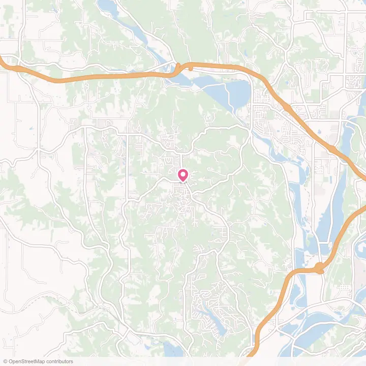 Map of the flower delivery area in Bright, Indiana