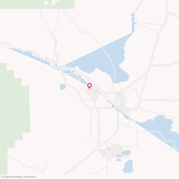 Map of the flower delivery area in Orangeville, Utah