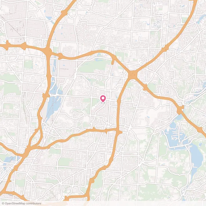 Map of the flower delivery area in Blue Ash, Ohio