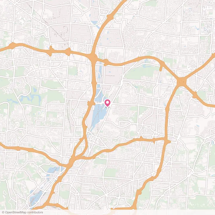 Map of the flower delivery area in Evendale, Ohio