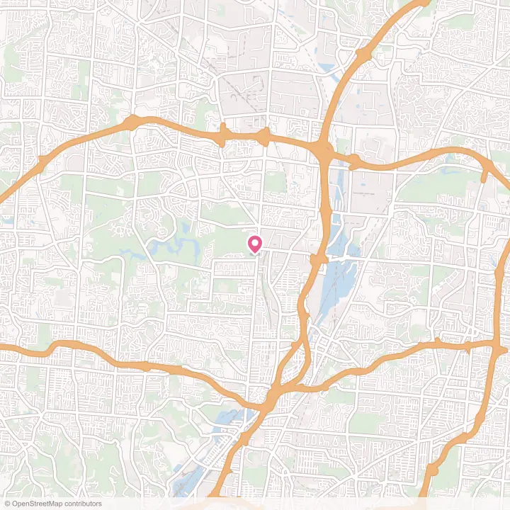 Map of the flower delivery area in Woodlawn, Ohio