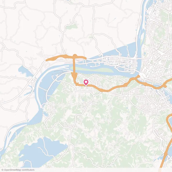 Map of the flower delivery area in Blennerhassett, West Virginia