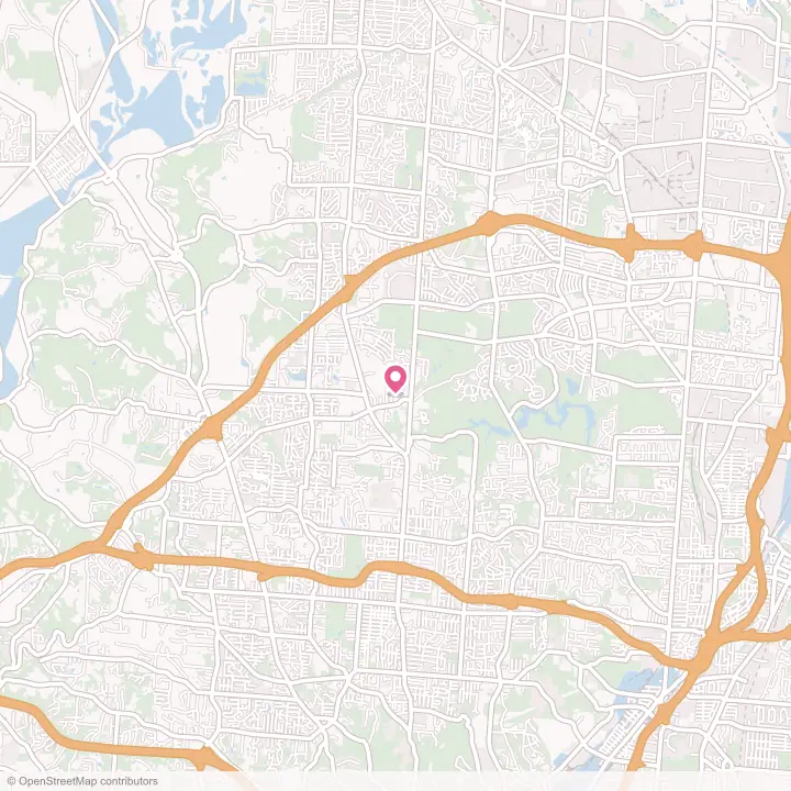 Map of the flower delivery area in New Burlington, Ohio