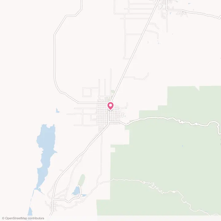 Map of the flower delivery area in Manti, Utah