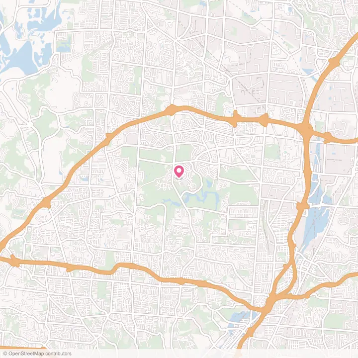 Map of the flower delivery area in Greenhills, Ohio