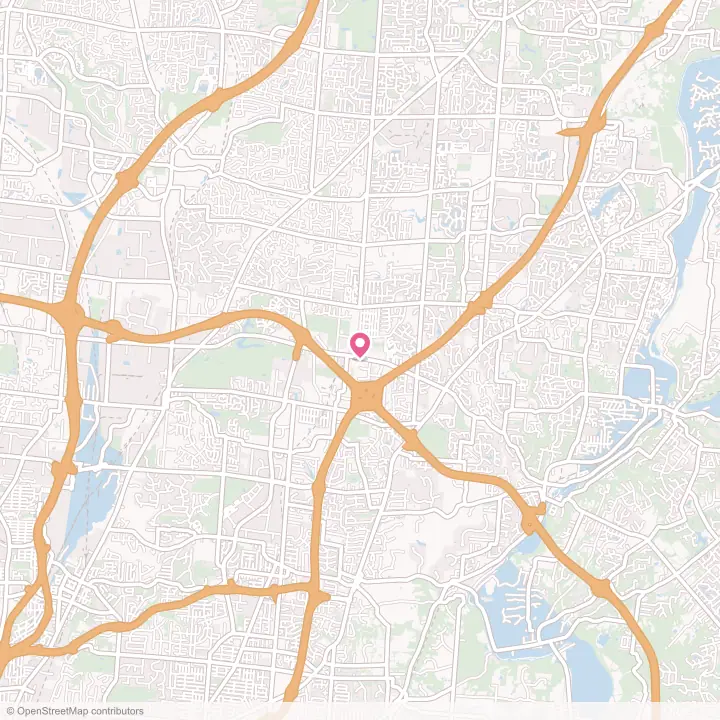 Map of the flower delivery area in Brecon, Ohio