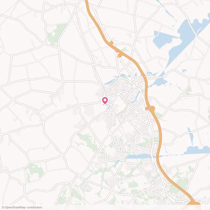 Map of the flower delivery area in Clayton, Delaware