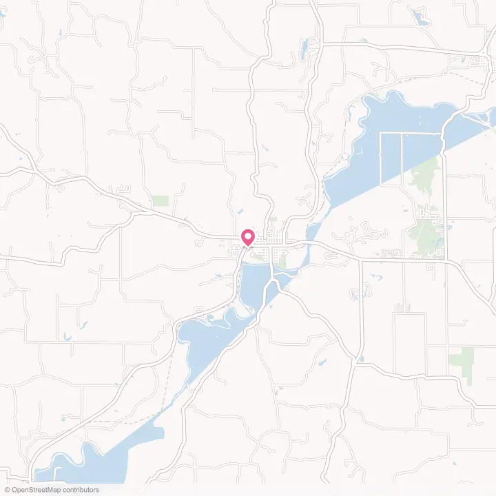 Map of the flower delivery area in Spencer, Indiana