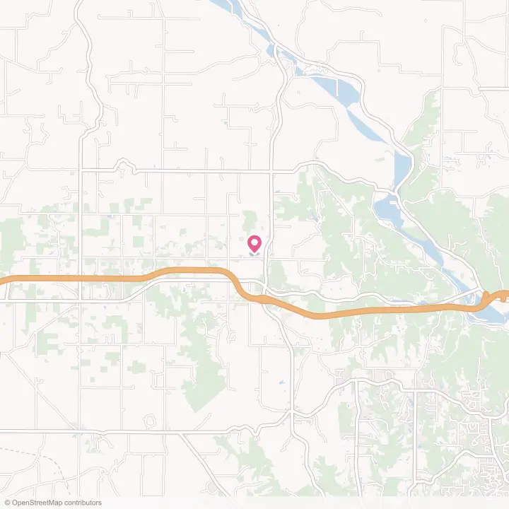 Map of the flower delivery area in St. Leon, Indiana