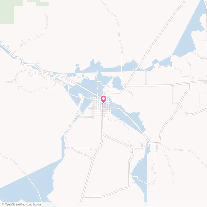 Map of the flower delivery area in Huntington, Utah