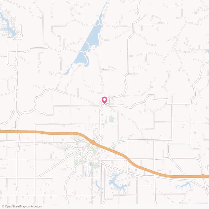 Map of the flower delivery area in Oldenburg, Indiana