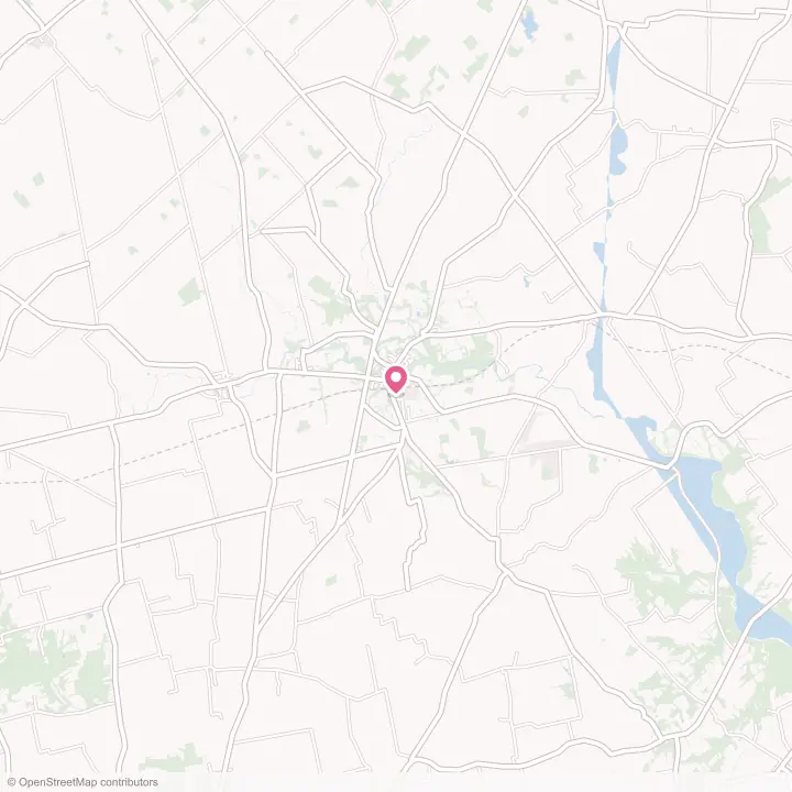 Map of the flower delivery area in Leesburg, Ohio