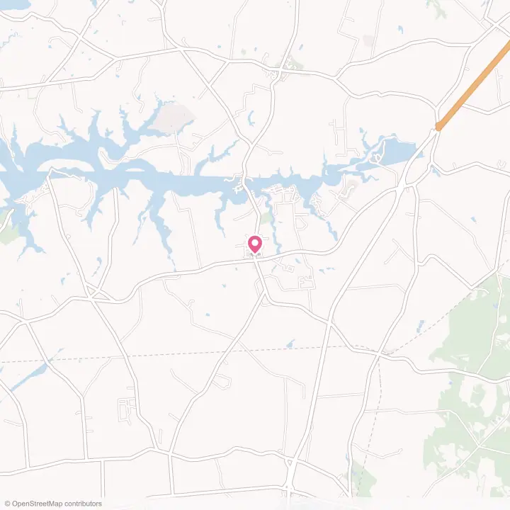 Map of the flower delivery area in Galena, Maryland