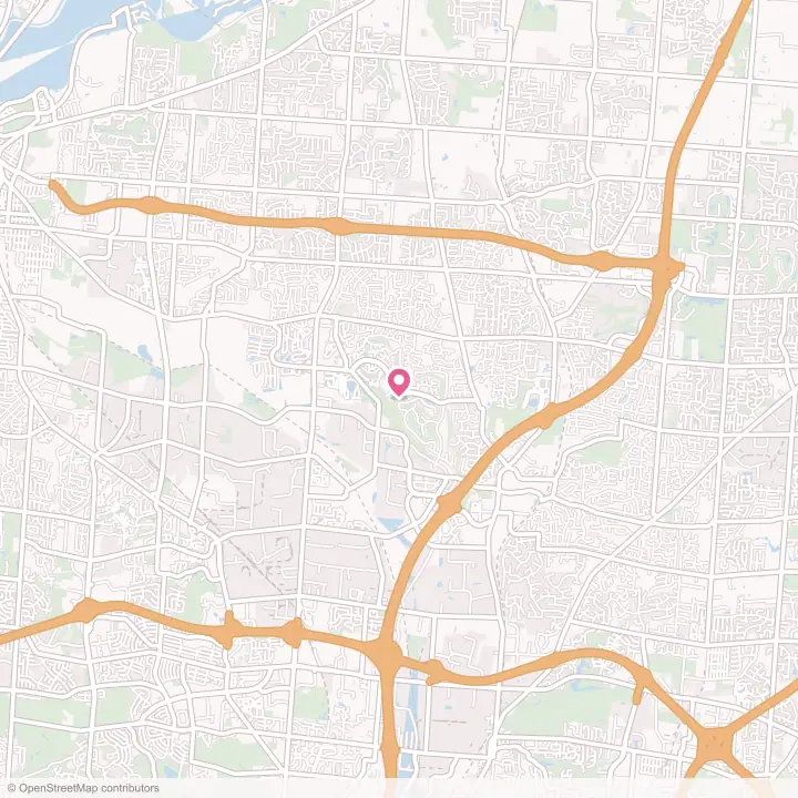 Map of the flower delivery area in Beckett Ridge, Ohio