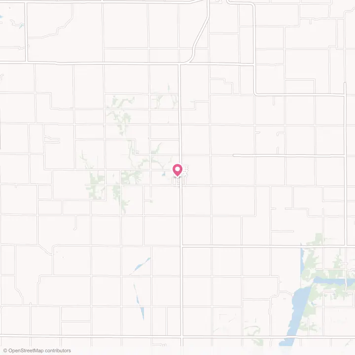 Map of the flower delivery area in Strasburg, Illinois