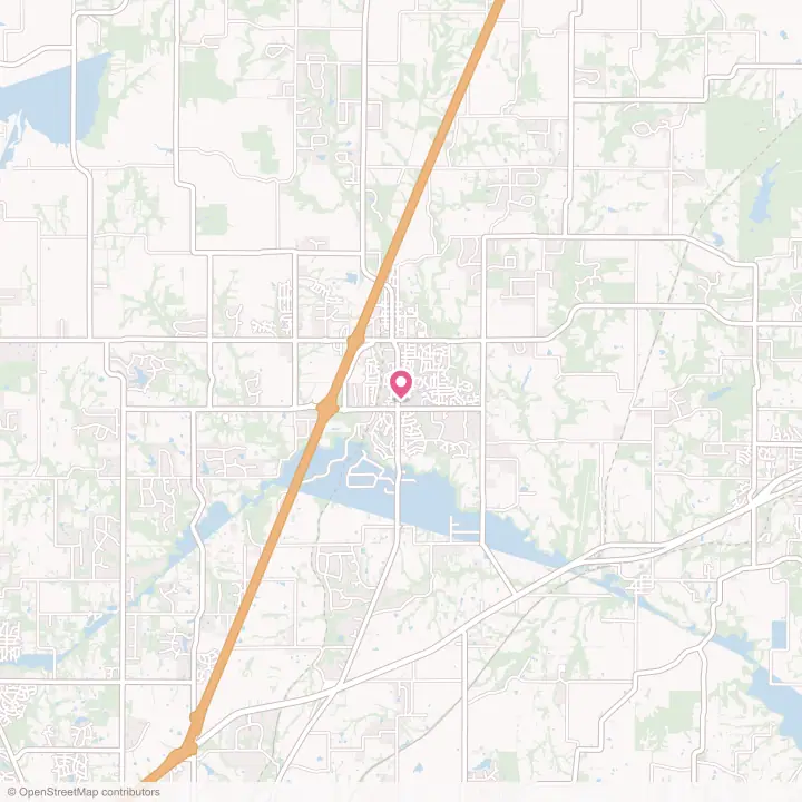 Map of the flower delivery area in Kearney, Missouri