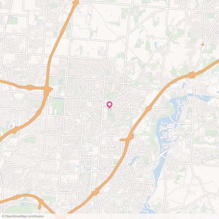 Map of the flower delivery area in Mason, Ohio