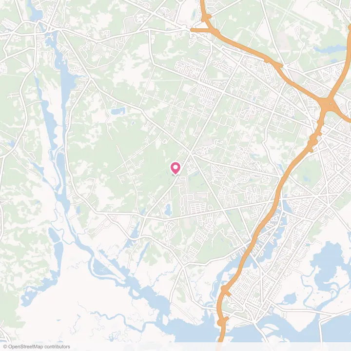 Map of the flower delivery area in English Creek, New Jersey