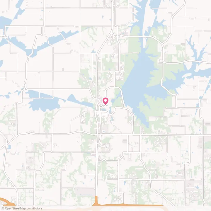 Map of the flower delivery area in Smithville, Missouri