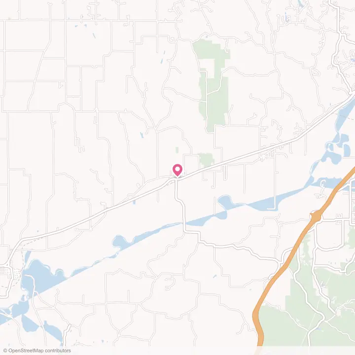 Map of the flower delivery area in Paragon, Indiana