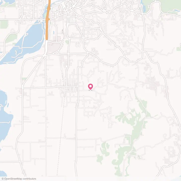 Map of the flower delivery area in Palermo, California