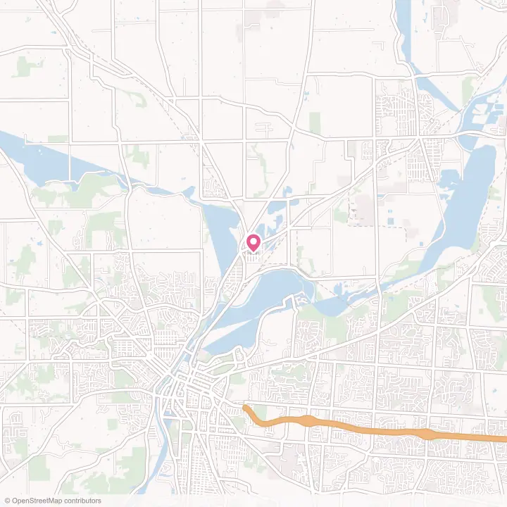 Map of the flower delivery area in Williamsdale, Ohio