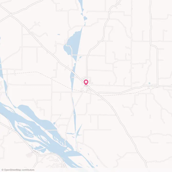 Map of the flower delivery area in Pleasant Hill, Illinois