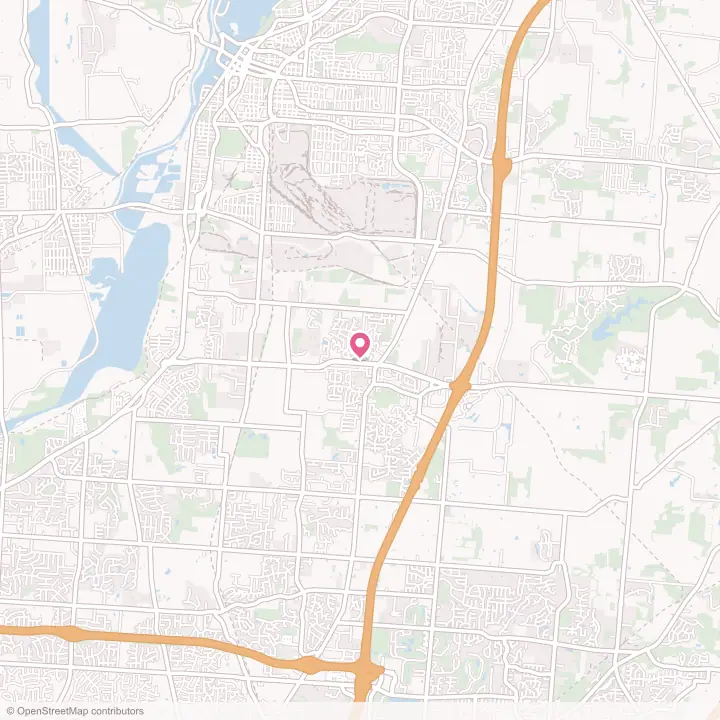 Map of the flower delivery area in Monroe, Ohio