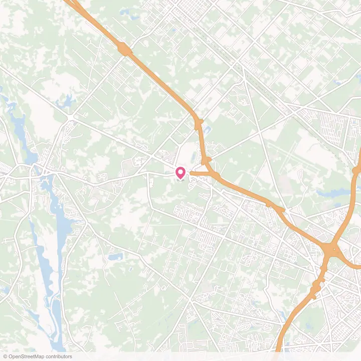 Map of the flower delivery area in McKee City, New Jersey