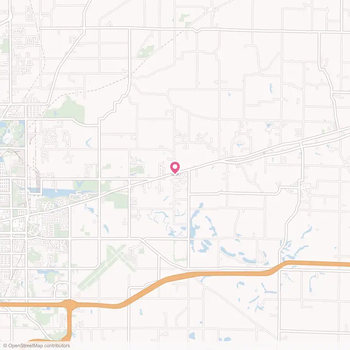Map of the flower delivery area in Seelyville, Indiana