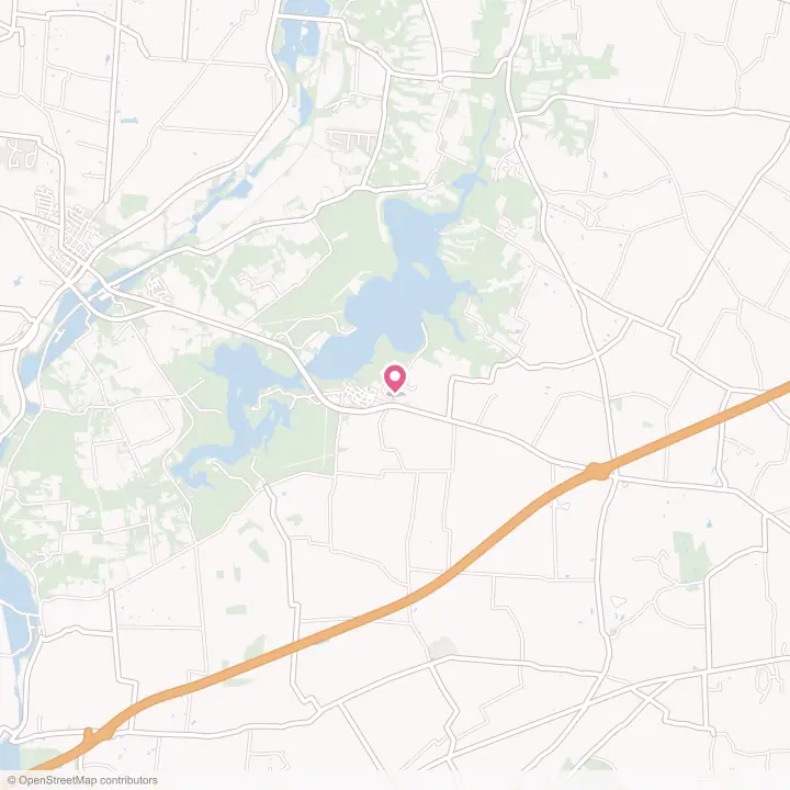Map of the flower delivery area in Harveysburg, Ohio