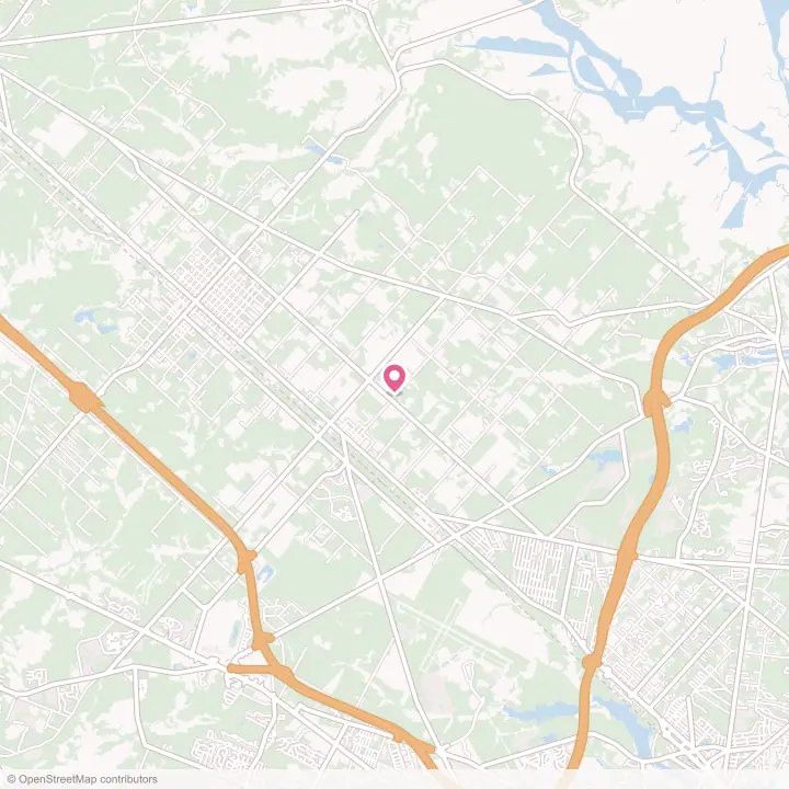 Map of the flower delivery area in Germania, New Jersey