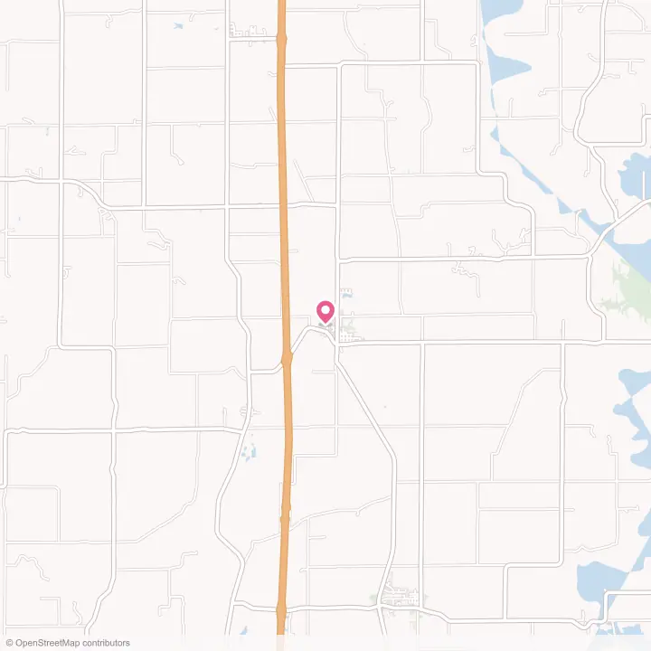 Map of the flower delivery area in Dearborn, Missouri