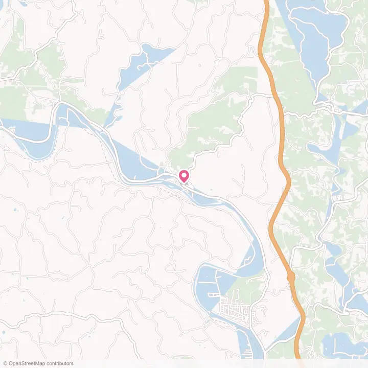 Map of the flower delivery area in Lowell, Ohio
