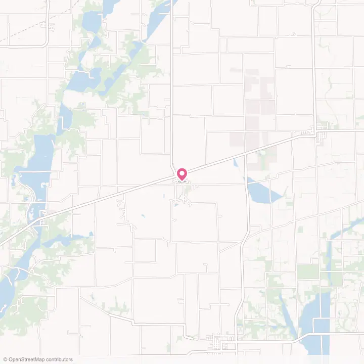 Map of the flower delivery area in Ashmore, Illinois