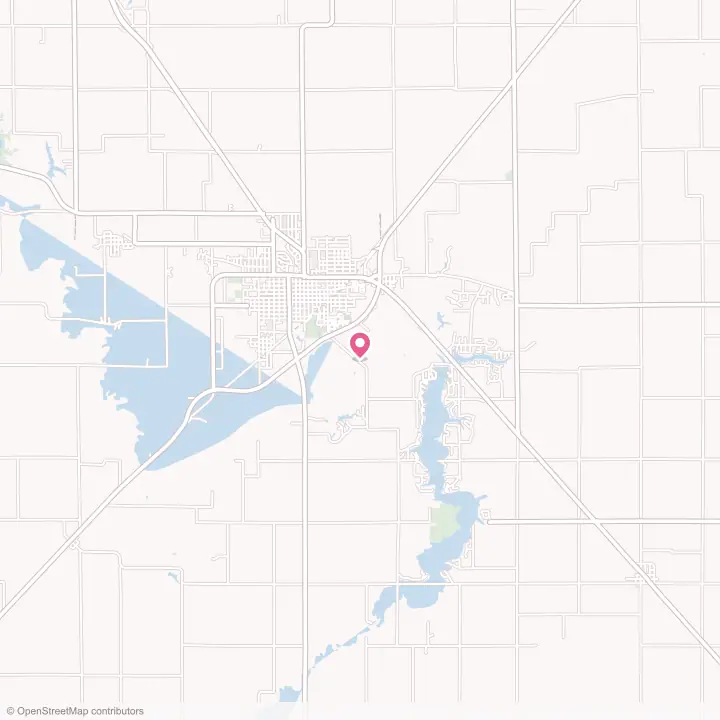 Map of the flower delivery area in Taylorville, Illinois