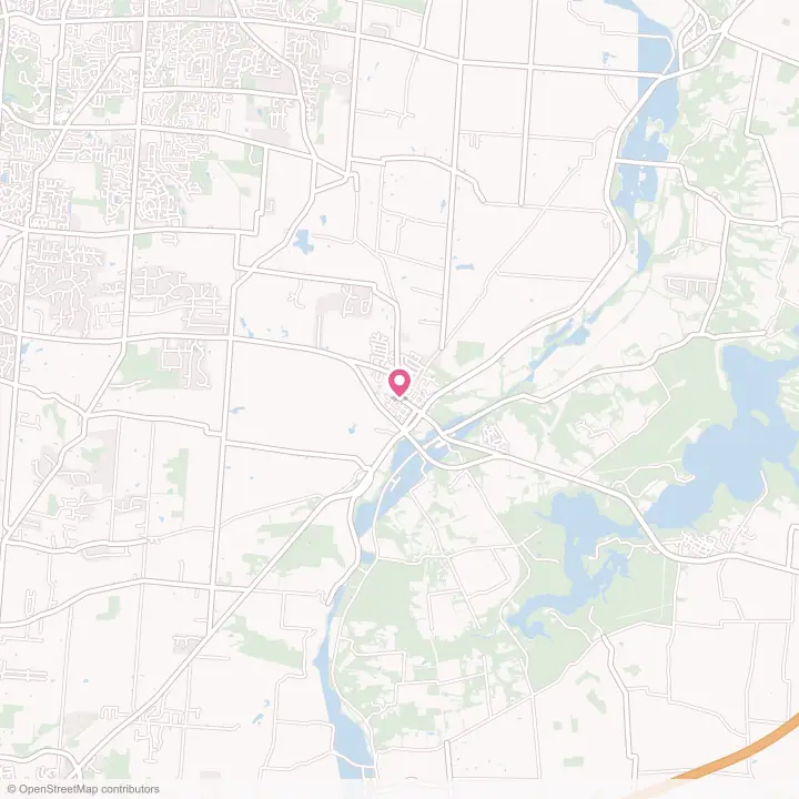 Map of the flower delivery area in Waynesville, Ohio