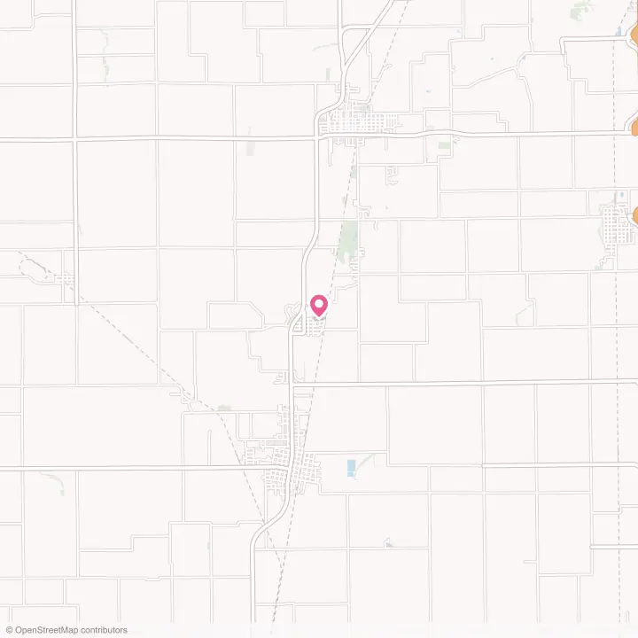 Map of the flower delivery area in Thayer, Illinois