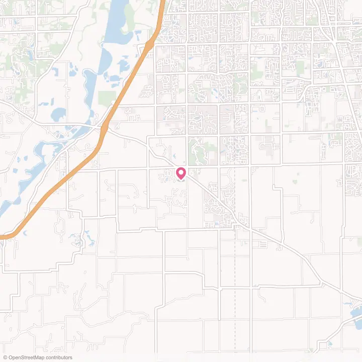 Map of the flower delivery area in Bargersville, Indiana