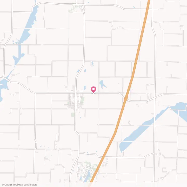 Map of the flower delivery area in Lathrop, Missouri