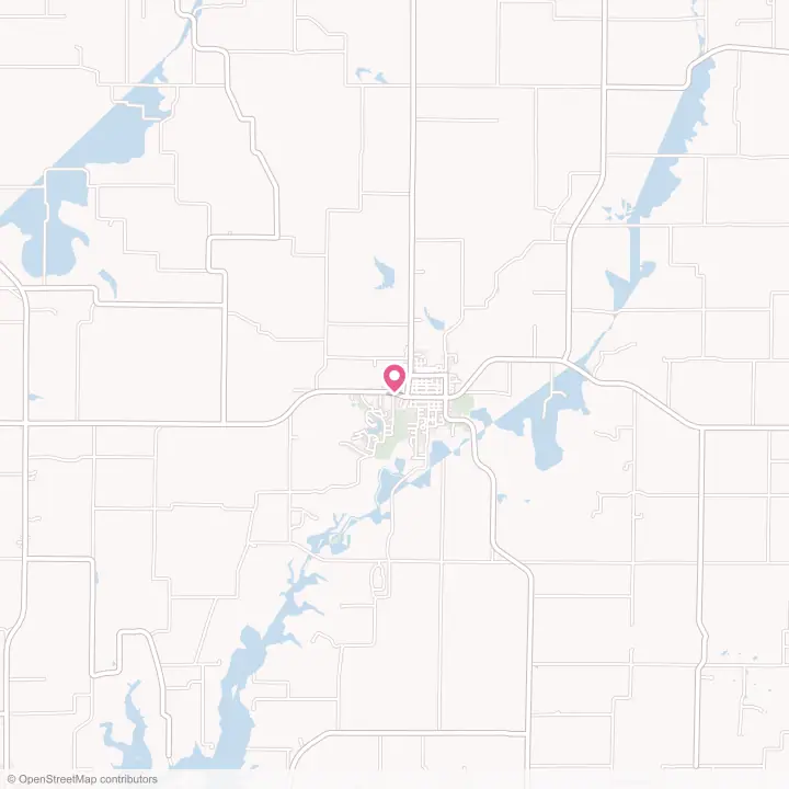 Map of the flower delivery area in Plattsburg, Missouri