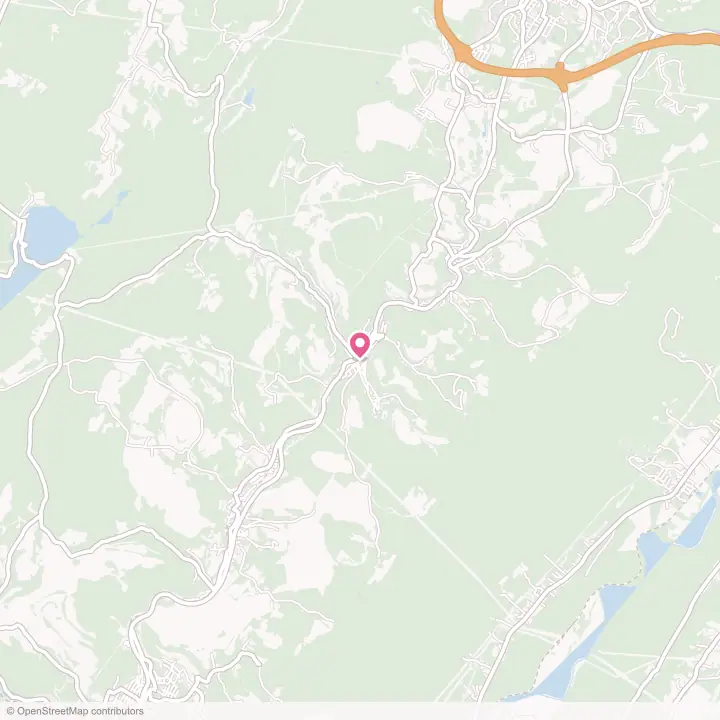 Map of the flower delivery area in Lonaconing, Maryland