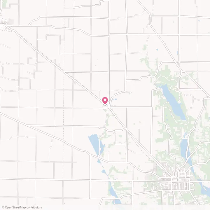 Map of the flower delivery area in West College Corner, Indiana