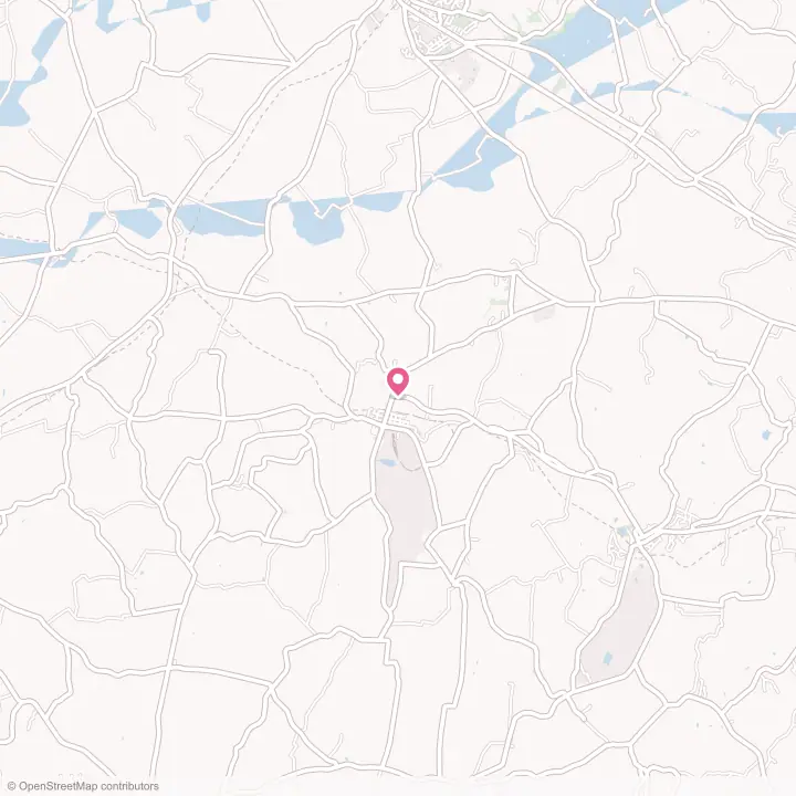 Map of the flower delivery area in Union Bridge, Maryland