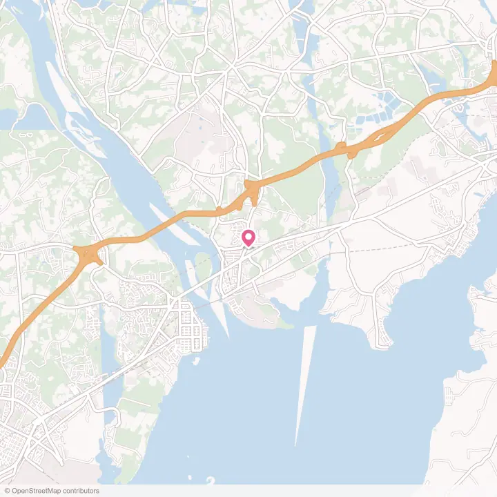 Map of the flower delivery area in Perryville, Maryland