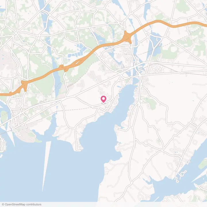Map of the flower delivery area in Charlestown, Maryland